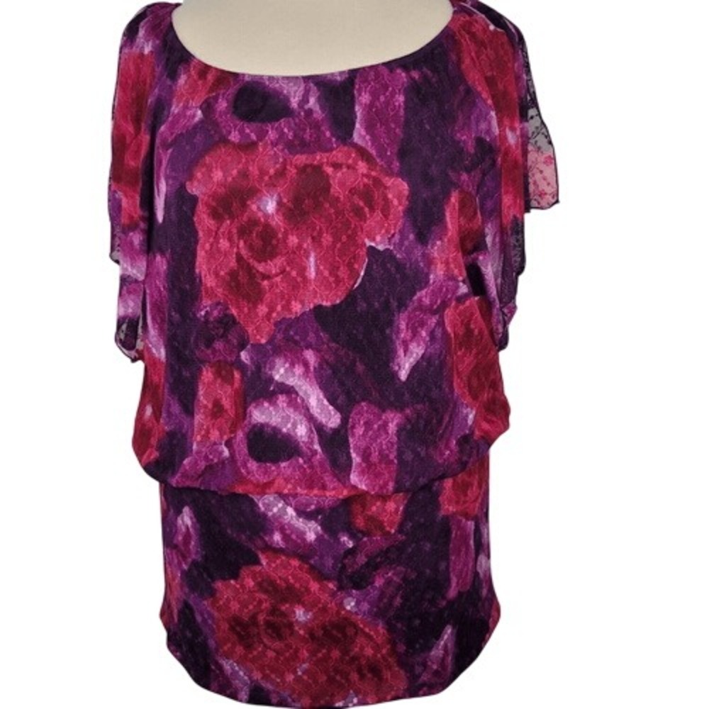 Style & Co Lace Drop Waist Tunic‎ Top